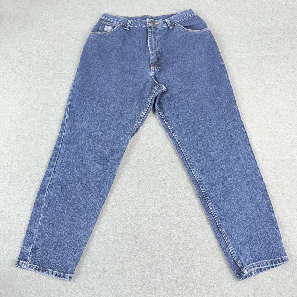 Vintage 90s Wrangler "for Women" High‑Rise Tapered Jeans Size 14 × 29 100% Cotto